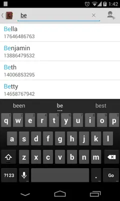 SIM Contacts Manager android App screenshot 2